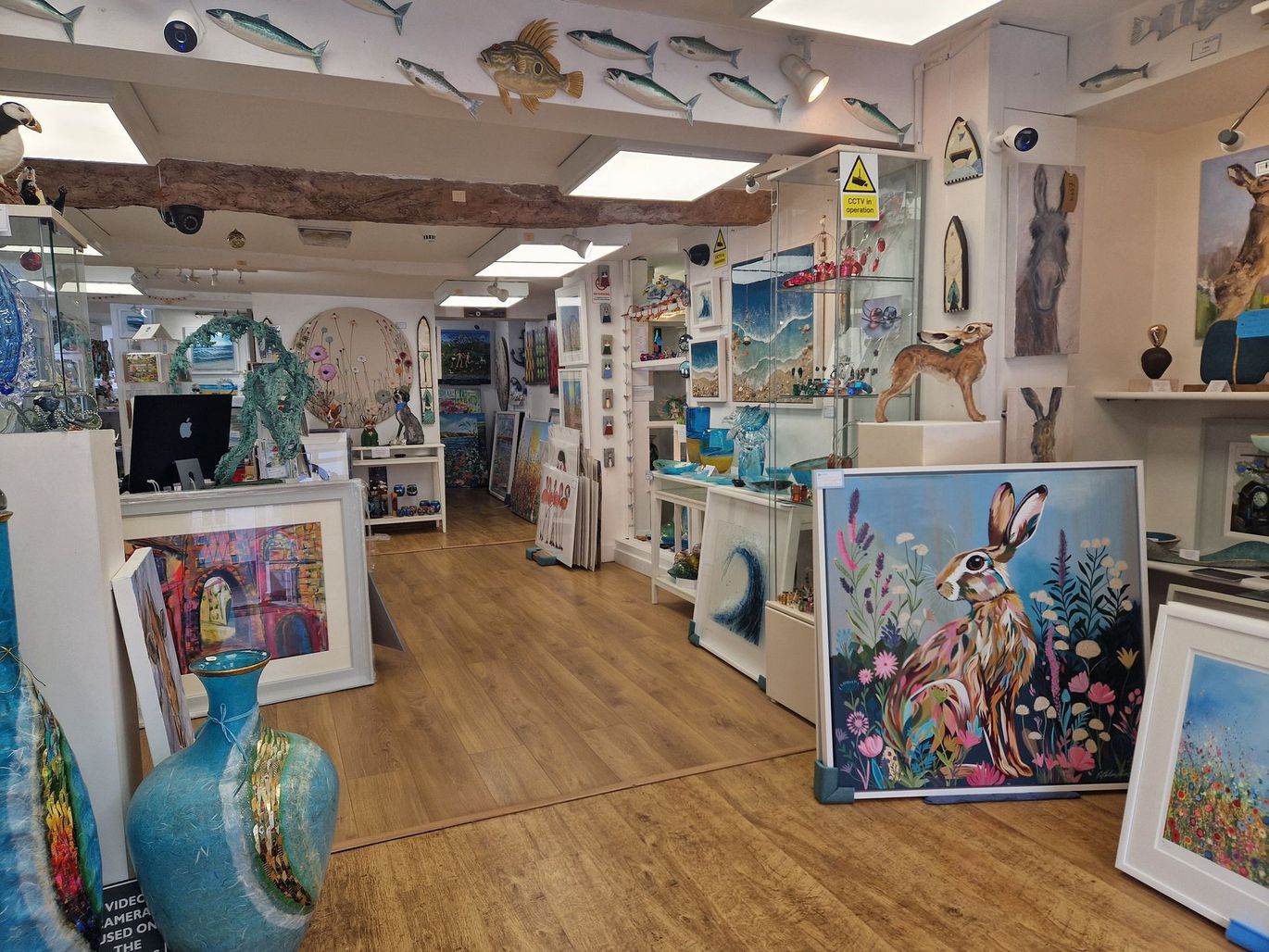 Azure Gallery interior, Old Fore Street, Sidmouth